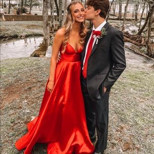 Sherri Hill Red Prom dress